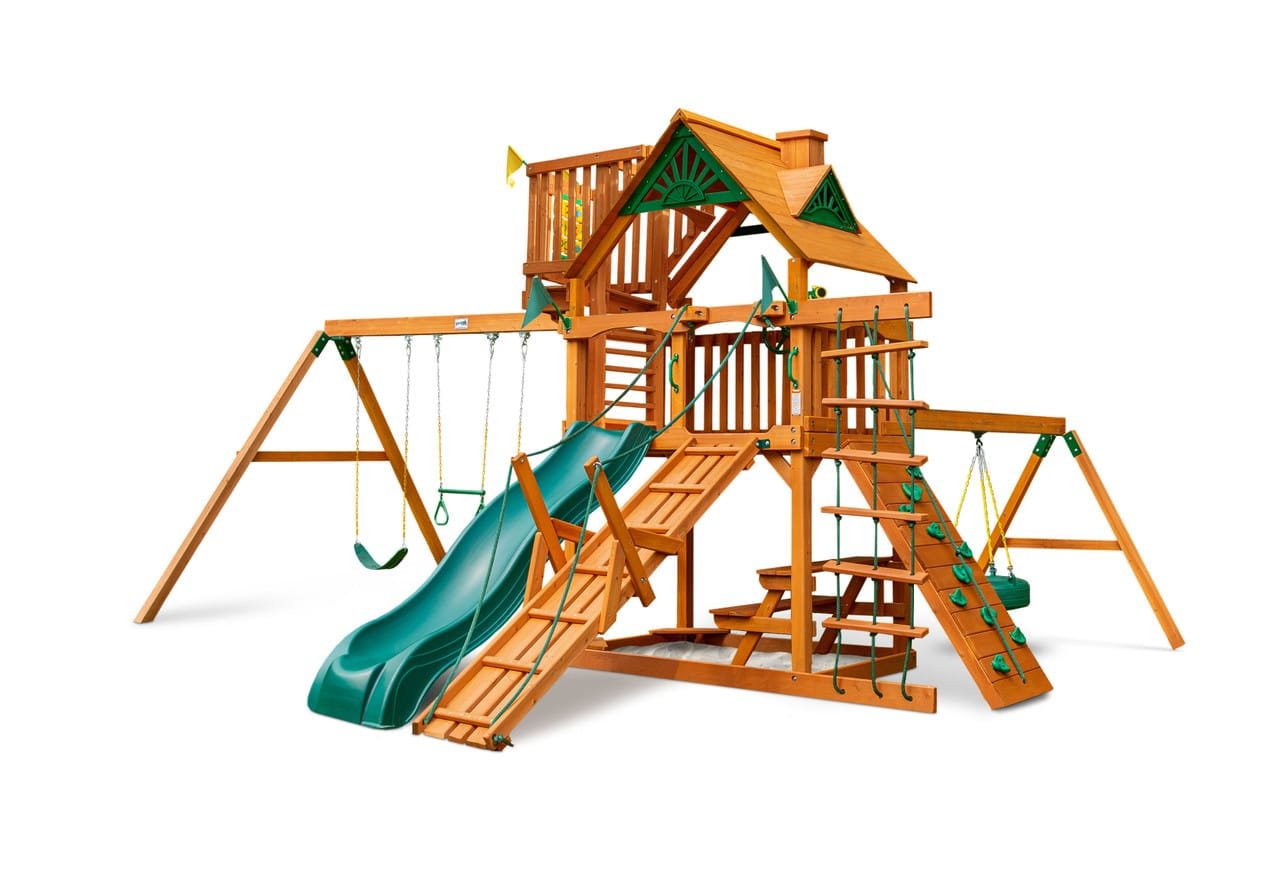 Frontier w/ Sky Loft Swing Set