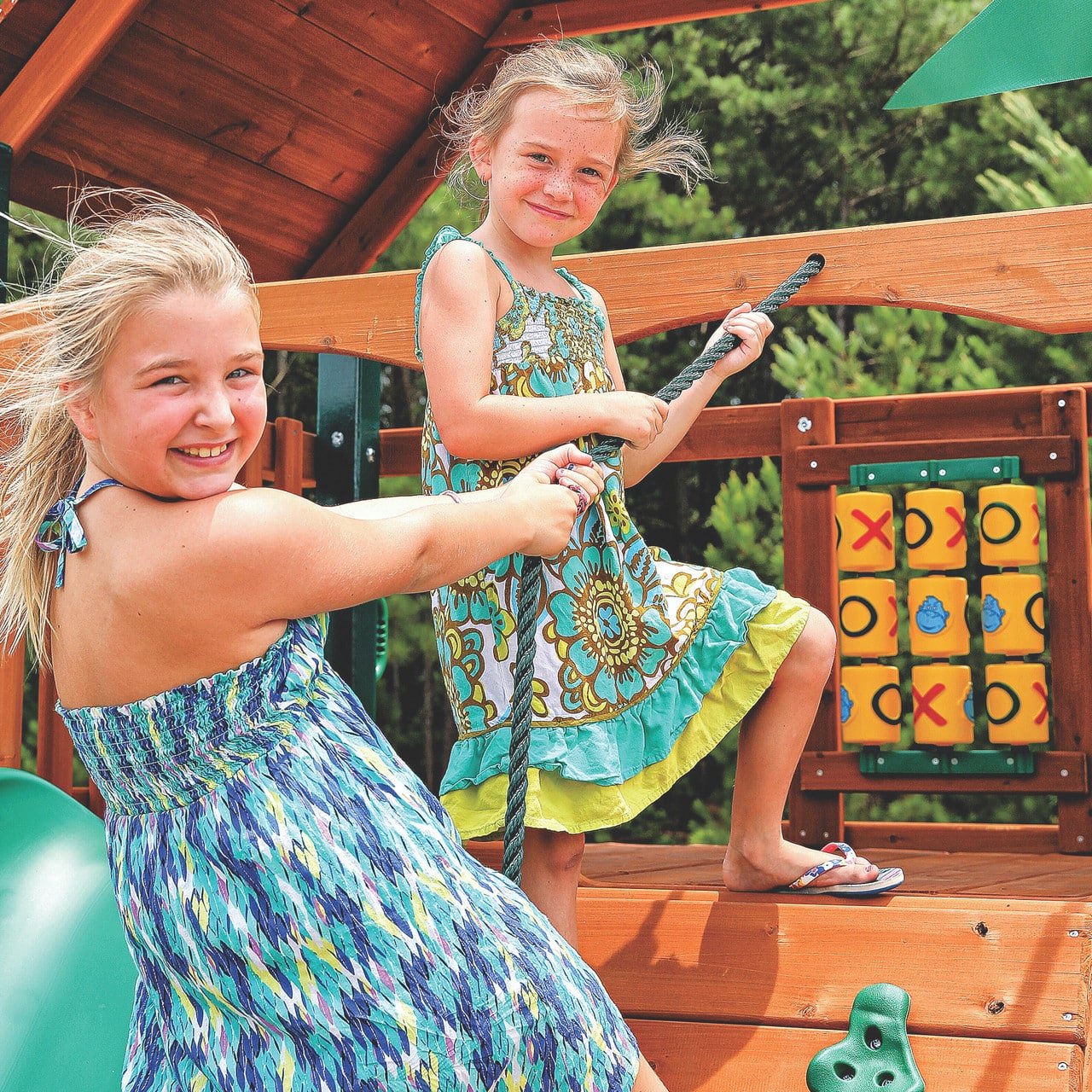 Chateau Swing Set