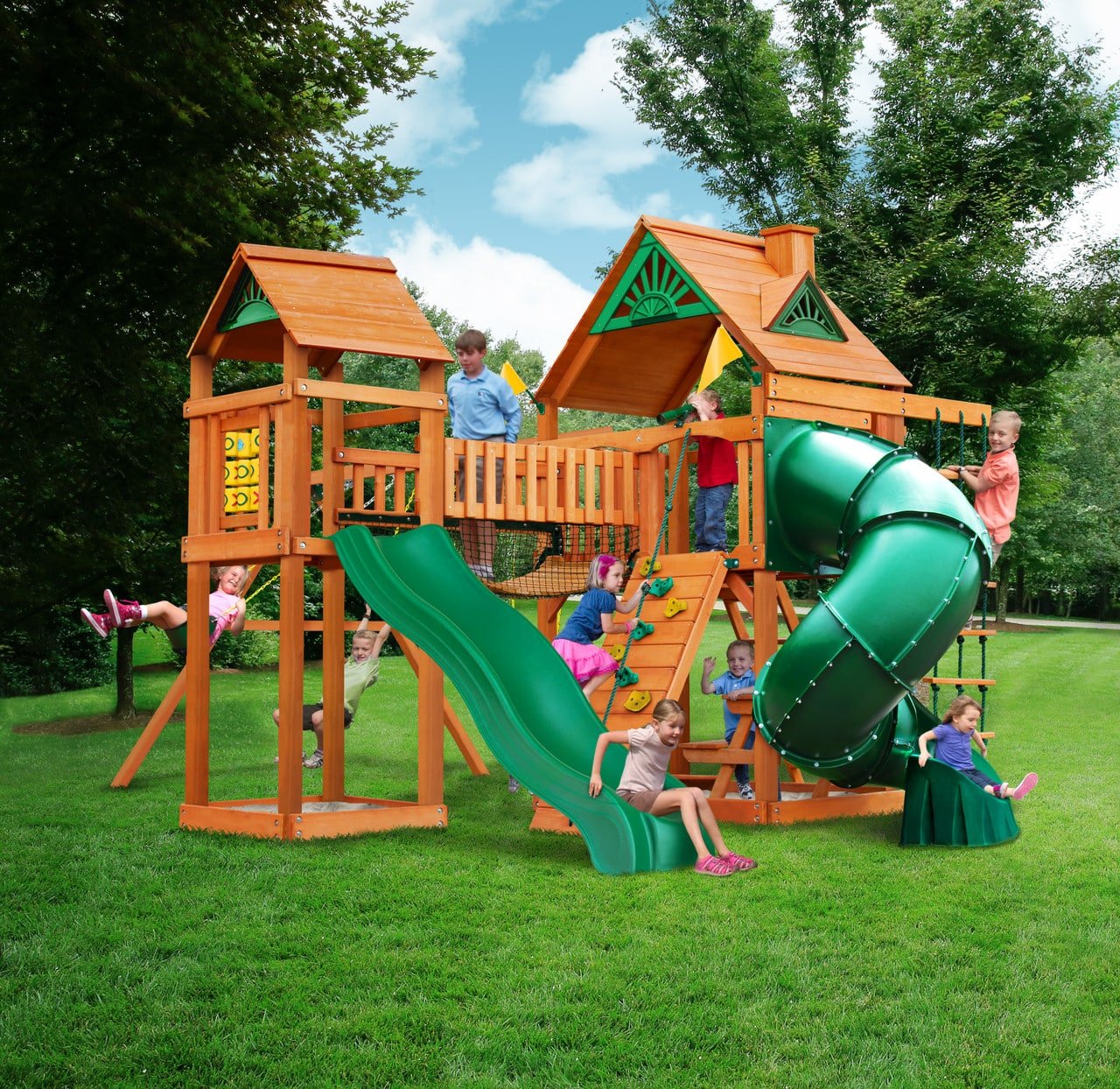 Wilderness Gym Swing Set